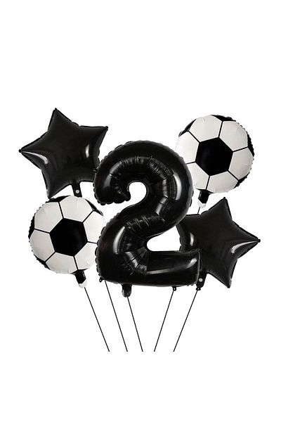 Mini Parti Mini Party Store Black and White Balloon Set