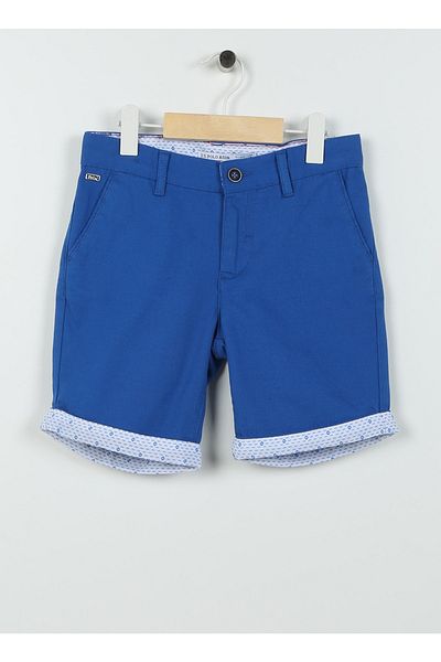 U.S. Polo Assn. Κανονικό μπλε αγορίστικο σορτς μέσης Lersley