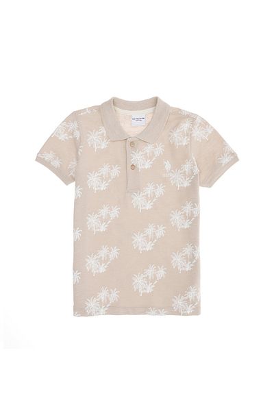U.S. Polo Assn. Τυπωμένο γκρι μπλουζάκι για αγόρι Veronakids