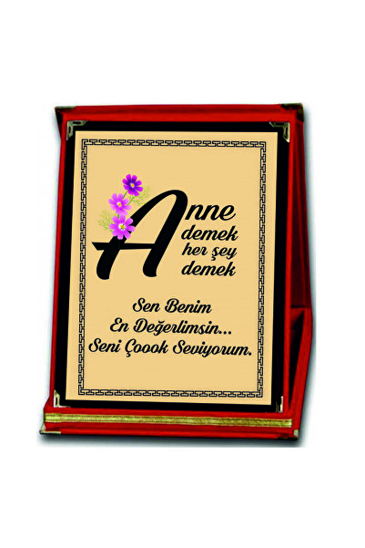 sıradışıhediyem Plaque For Medium Size Mothers