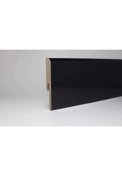 BY İSTANBUL Yalı Serisi 10cm Bute Siyah Topkapı Modeli Pvc Parke Süpürgelik