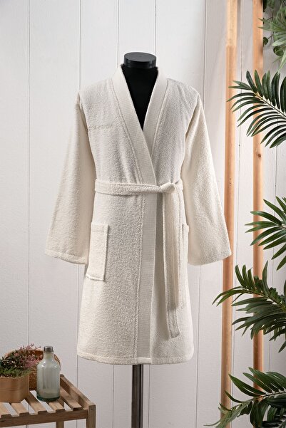 Pierre Cardin Halat de baie pentru femei, crem uni