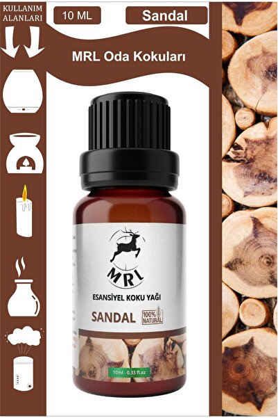 MRl Sandal Kokusu Buhurdanlık Yağı Aromaterapi Yağ Difizör Esansı Buhur Yağ O...
