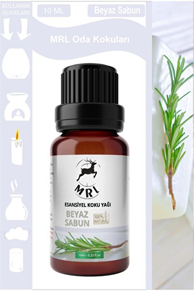 MRl Beyazsabun Kokusu Buhurdanlık Yağı Aromaterapi Yağ Difizör Esansı Buhur Y...