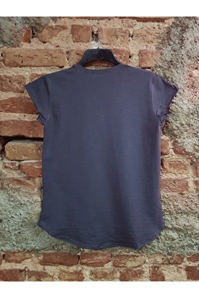 ScubaPromoTurkey Autumn Organic Printed Women's Smoked Flamed Casual T-shirt