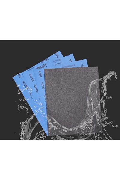 US Sulu Zımpara 3000 Kum Metal Parlatma Mobilya Cila Çizik Giderici Zımparası