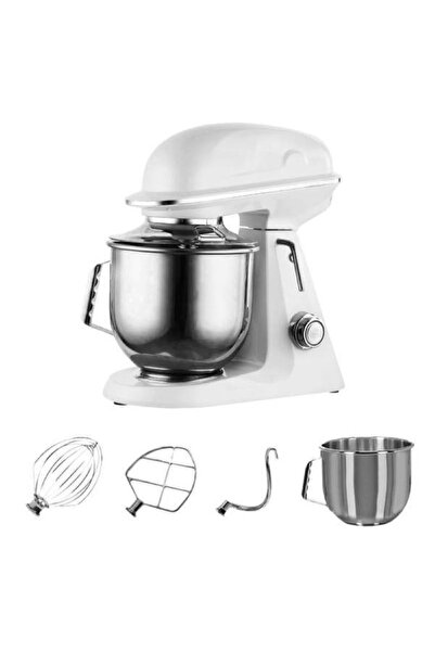 ggm gastro Ggm Rmf7b-w Stand Mikser, Mutfak Robotu, Yoğurma Makinesi, 7 Litre...