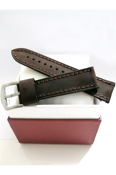 FADO 24 Milim Hakiki Deri Saat Kayışı 10