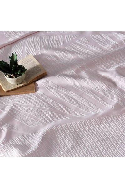 Taç Jacquard Pique Set Beverly Pink Single