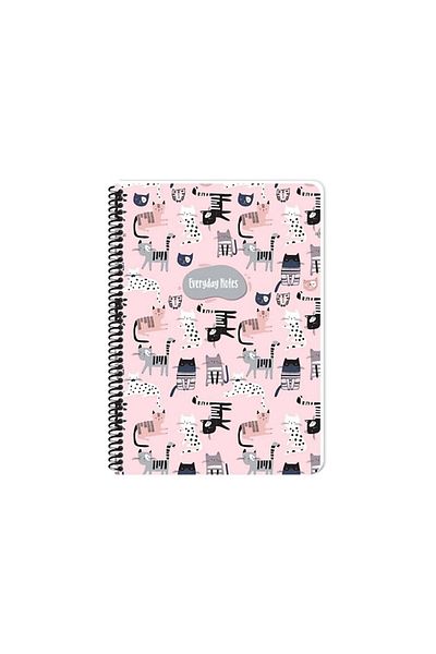 KESKİN COLOR Caiet cu spirală cu copertă de carton Sharp Animal Friends 16,5x22,5 80 Yp Check