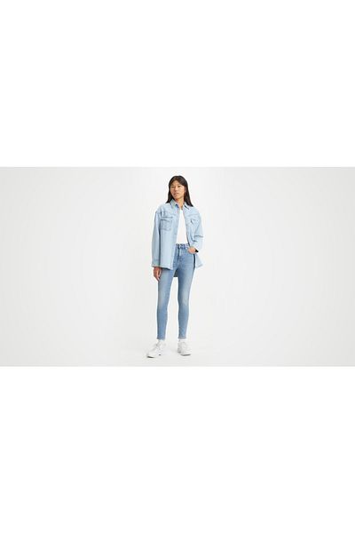 Levi's 721™ Тесни дамски дънки с висока талия - Светли сини вълни