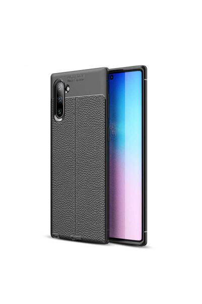 ZM STORE Samsung Galaxy Note 10 Kılıf Deri Yüzey Görünümlü Harika Kesim Niss ...