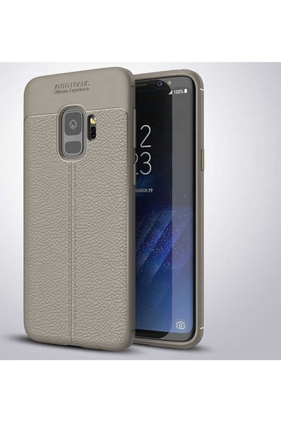 ZM STORE حافظة سامسونج جالاكسي S9 ذات سطح جلدي بمظهر رائع وغطاء Niss