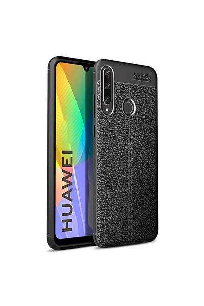 ZM STORE Huawei P40 Lite E Kılıf Deri Yüzey Görünümlü Harika Kesim Niss Kapak