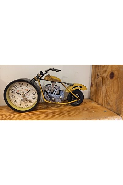 cemfa Metal Motorsiklet Masaüstü Saat