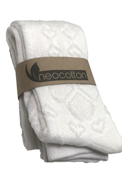 neocotton Бебешки памучни чорапогащи с шарка на детелина Nc7008