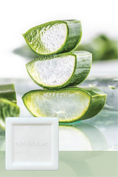 Maia mc Aloe Vera Soap Helps Delay Skin Aging Thanks to Vitamins C