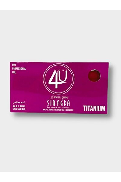 4U Bitkisel Kalıp Sir Ağda Titanium 400gr