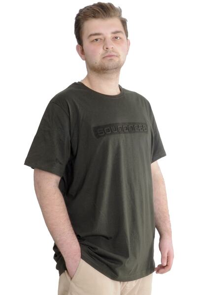 ModeXL Чоловіча футболка великого розміру Soundness 23114 Хакі