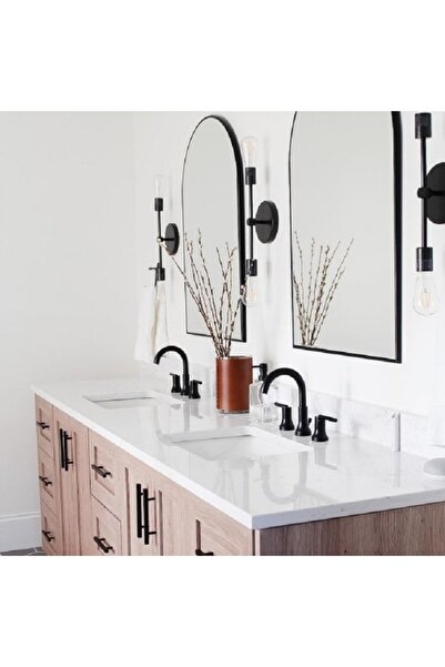 RİOLİGHT الرجعية، الحديثة، خمر الأسود 2xe27 امفولدر الجدار الشمعدان المعدني م...