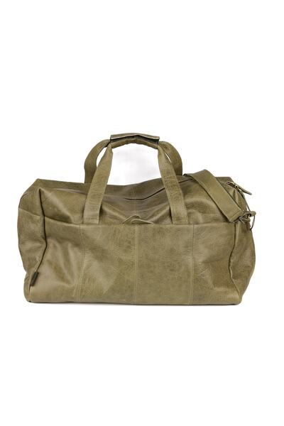 DUTCH-BAG Zwolle Italian Leather Cabin Size Sports And Travel Bag Hand Luggage Women Men