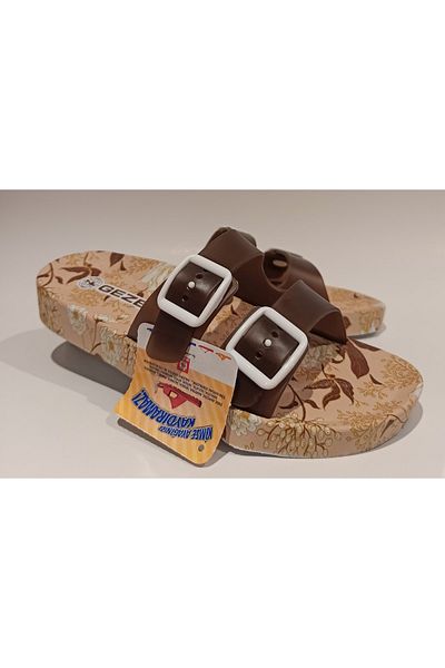 GEZER Anatomical Sole Adjustable Buckle Beach, pool, balcony, terrace, bathroom, home and street slippers