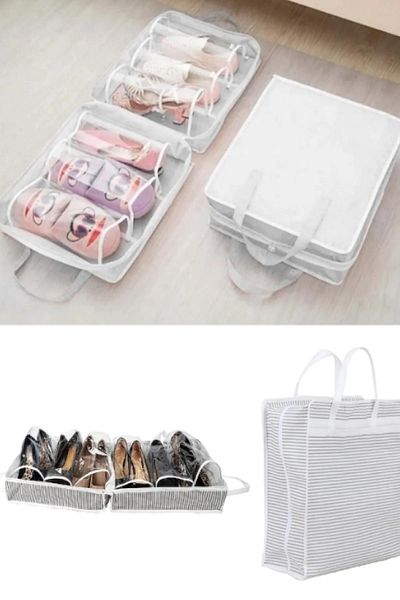 MasterCar 6 Compartment Travel Type - Storage Organizer Shoes Storage and Carrying Beach Bag