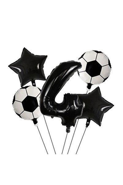 Mini Parti مجموعة بالونات باللونين الأبيض والأسود من Mini Party Store