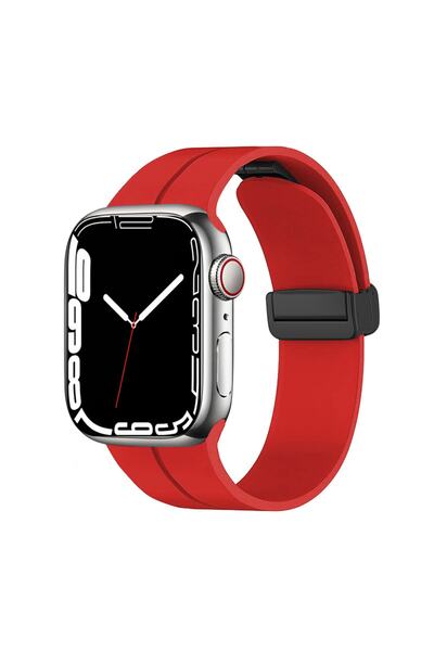 Nezih Case Apple Watch Seri 2/3/4/5/6/7/8/9/se 42/44/45mm ve Seri 10 46mm Mag...