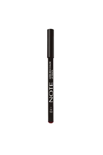 NOTE Ultra Rich Color Lip Pencil 12 Coral Red