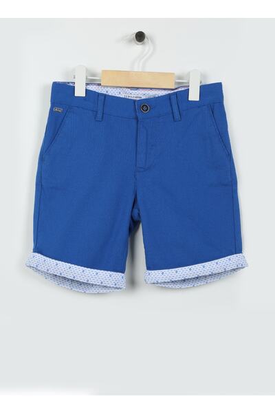 U.S. Polo Assn. Κανονικό μπλε αγορίστικο σορτς μέσης Lersley