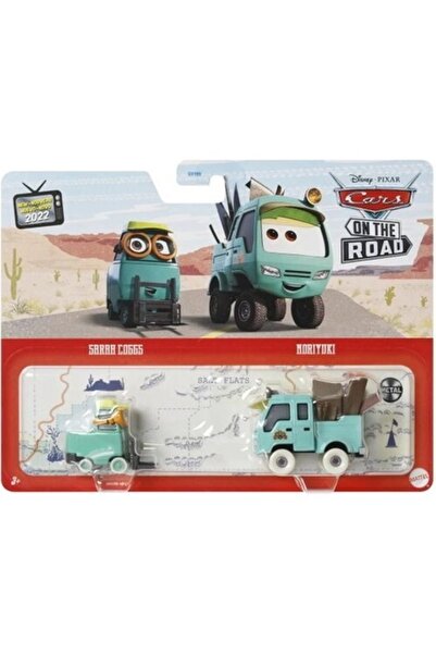 mattel Disney Pixar Cars 2'li Sarah Cogs&noriyuki Dxv99 Hhv09 Lisanslı Ürün