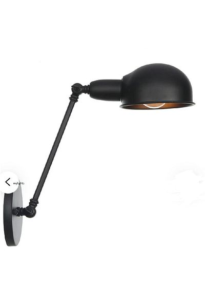 demet habek mylights Mylights Vintage Retro Rustic Two Joint Reading Lamp Sconce Wall Lamp