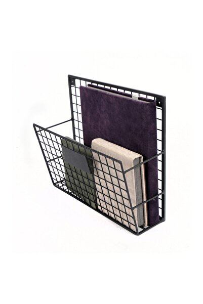 Wess Dizayn Metal Duvar Rafı Dergilik