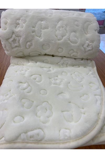 Özdilek Plush Baby Blanket Embos