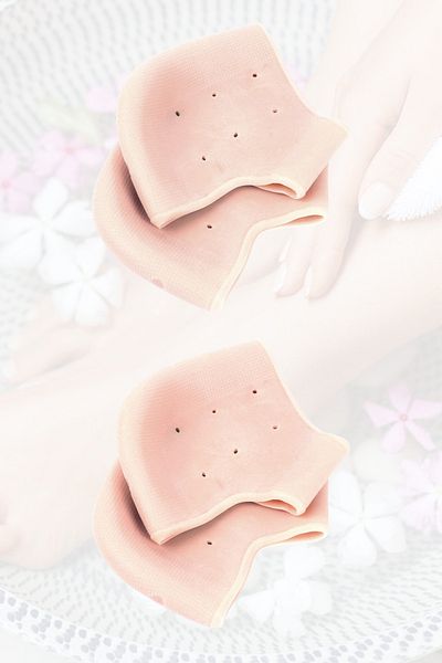 Buffer 4Pcs Silicone Plastic Heel Spur Protector Heel Liner
