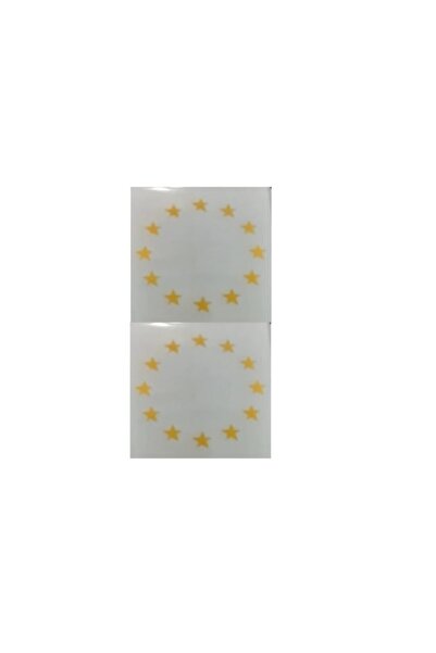 BsElektronik Plaka Avrupa Birliği Sticker - Plaka Avrupa Birliği Sticker (2 A...