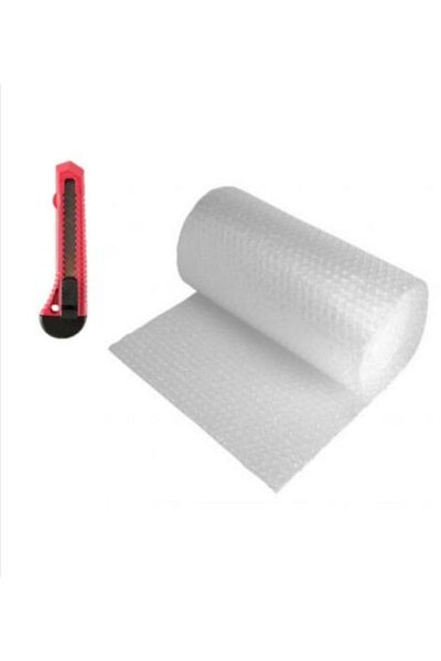 NÇB Ballooned Nylon 5 Meters Length 100 Cm Width - Pat Pat Air Packaging Nylon (With Utility Knife Gift)