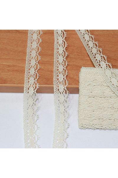 tuhafiyecimiz Cotton Lace 916 10 Meters 13 mm