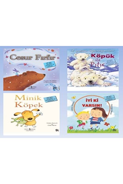 TÜRKİYE İŞ BANKASI KÜLTÜR YAYINLARI Ilk Okuma Kitaplarım 4 Kitap Set Anasınıf...