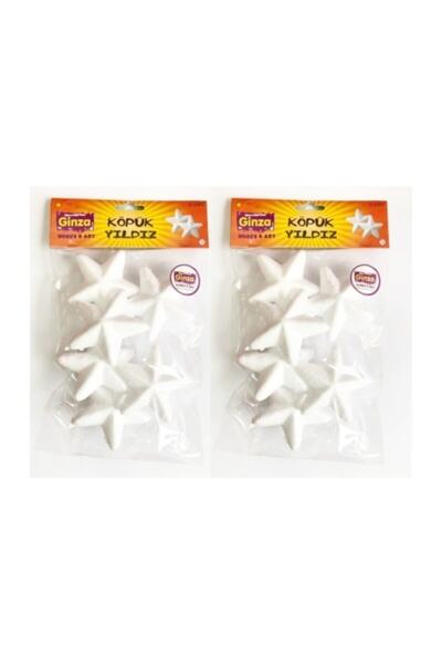 Ginza Strafor Köpük Yıldız 6cm - 12'li