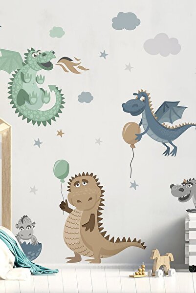 TUGİBU Çocuk Odası Duvar Sticker Seti Bebek Odası Dekorasyonu