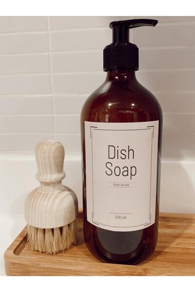 SİDERDESİNG Amber Plastik Şişe Dısh Soap 500 ml