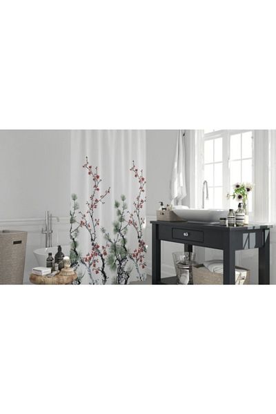 Jackline Κουρτίνα Ντους 7766 Μοντέλο Διπλό Φτερό 2x 110x200cm