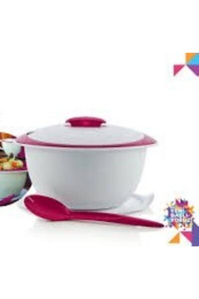 Tupperware Stylish Service Red White 3.5Lt and Serving Spoon Gift