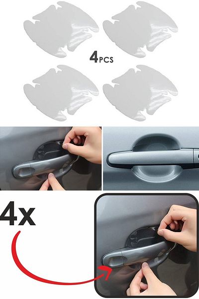 Chermik Car Door Handle Protective Film (Set of 4) Paint Anti-Scratch