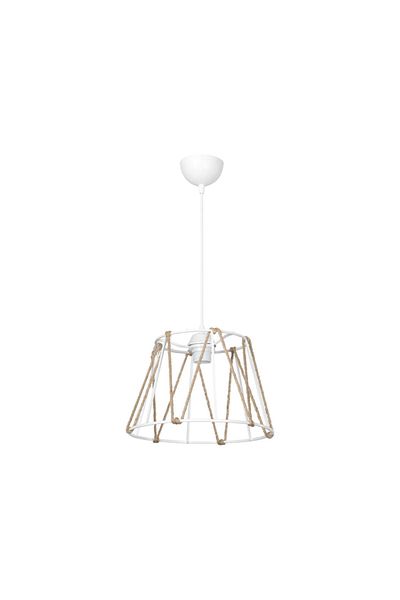 MANO White Selva Rope Pendant Lamp