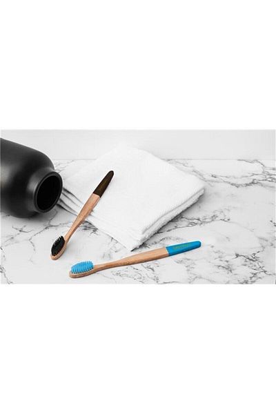 Bambum Salute - Bamboo Toothbrush Adult Blue