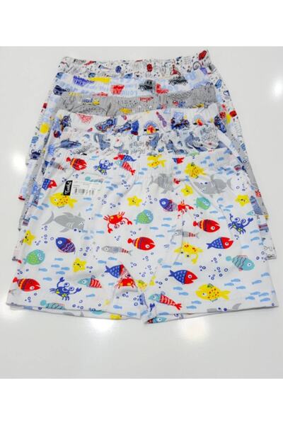 Tutku Pachet de 3 lenjerie intimă boxer Mnt pentru băieți cu model