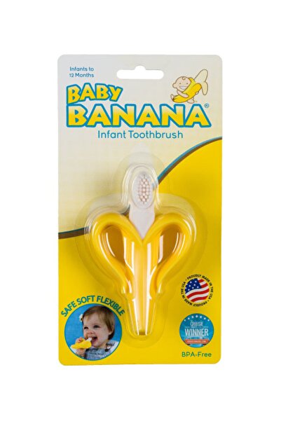 Baby Banana Diş Kaşıyıcı Diş Fırçası Muz